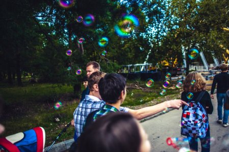 флэшмб Мыльные пузыри в Нижнем Новгороде, фотоотчет